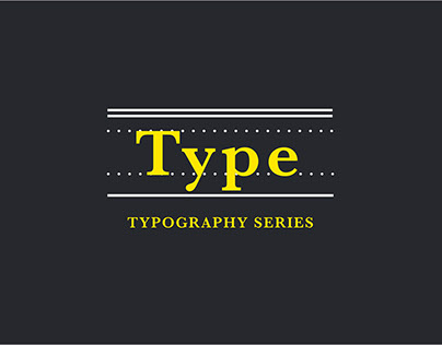 Typography Poster Series