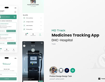 Medicines Tracking app | Design Task