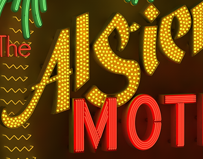 Algiers Motel Neon Sign
