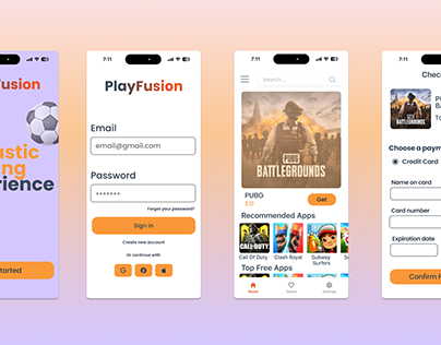 Play Fusion - Simple Game Store Application
