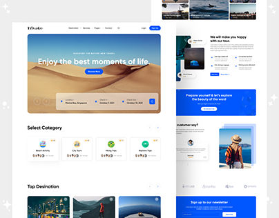 Trivago - Travel Agency Web Template