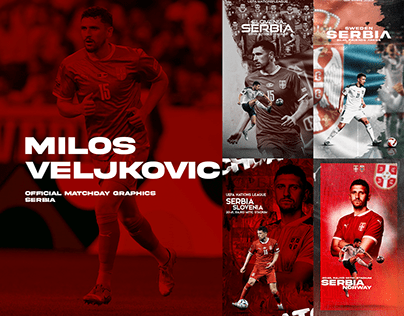 Milos Veljkovic Serbia - Official Matchday Graphics
