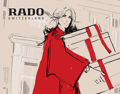Illustration for Rado brand