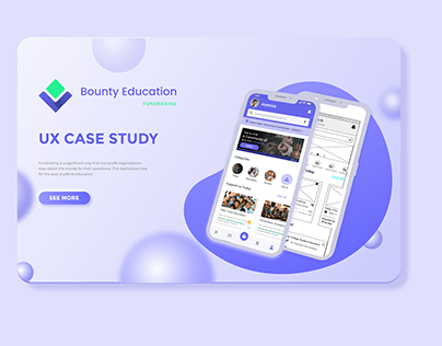 Bounty Education Fundraising App - UX Portfolio