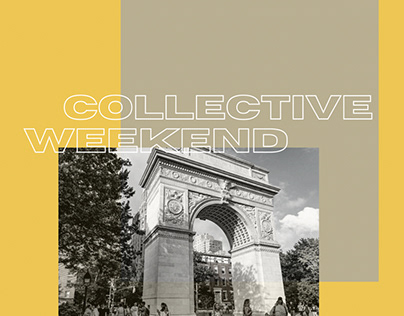 Instagram grid promotion for Collective Weekend event