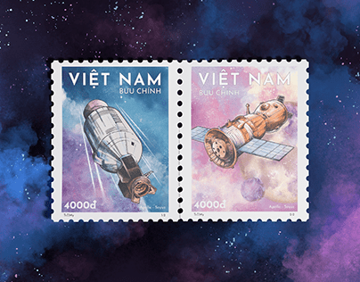 Apollo - Soyuz Stamps