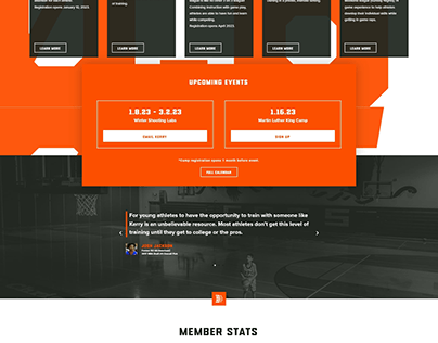 Elementor Basketball Website Design