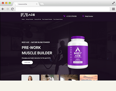 Project thumbnail - Ace Product Design and Marketing Website