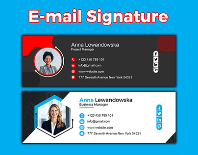 E-mail Signature Design or Template
