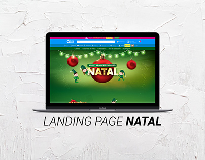 UI - Landing page Natal E-Commerce