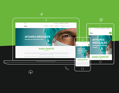 Axelys santé - Design & développement website