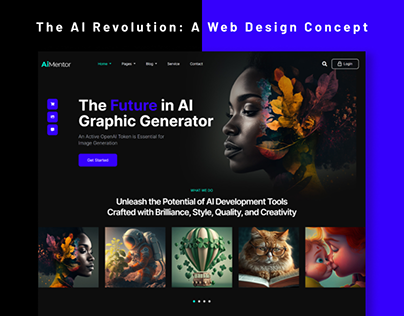 The AI Revolution: A Web Design Concept