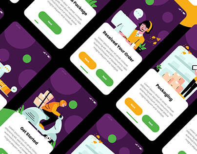 Delivery Service Onboarding Screen