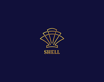 Modern Shell Logo For Sale