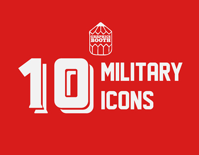 10 Military Icons – Free