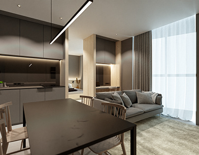 Little apartment - Design by Bezmirno Architects