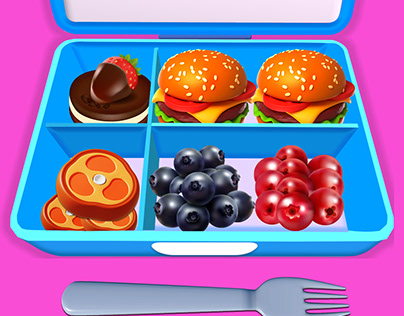 Fill Lunch Box: Organizer Game Icon