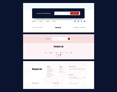 Footer Ideas for Web Design