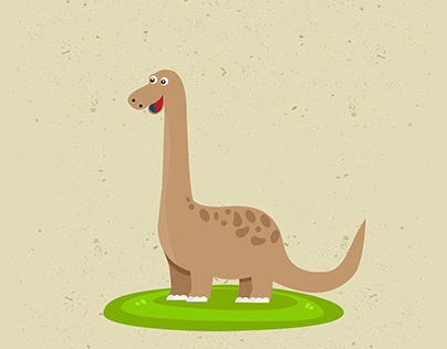 Free download dinosaur cartoon illustration