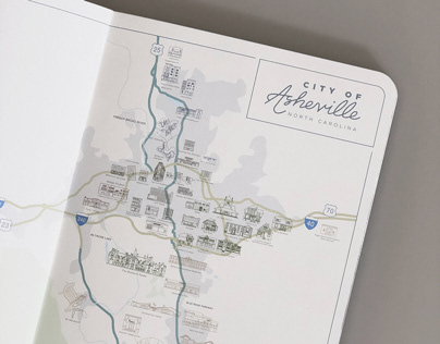 The Scout Guide Asheville | Map Design