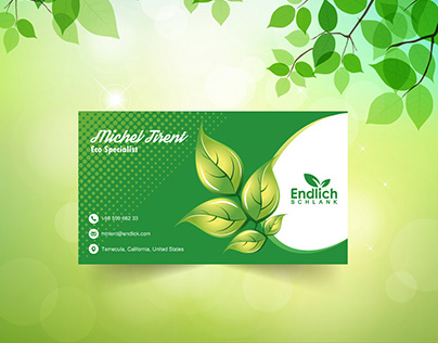 Eco Creative Business Card Design