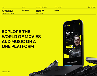 "MovieBox" - Platform for movies and music