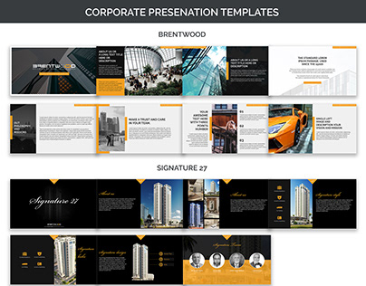 Corporate Presentation Template Designs