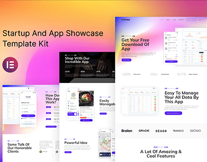 Startup & Showcase Elementor Template Kit