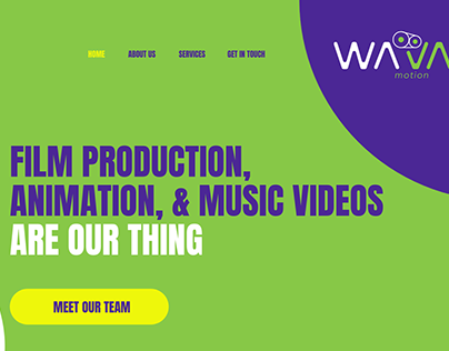 Wava Motion Website Project