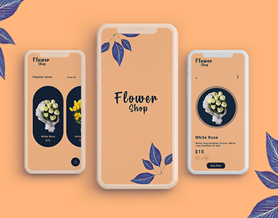 Flower App Design