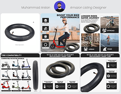 Amazon Listing Images for Replacement Inner Tube