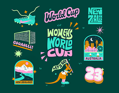 Womens World Cup 2023 Stickers