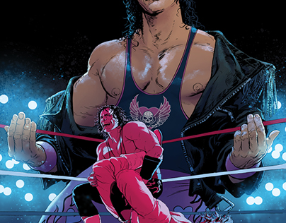 WWE Issue #2 Bret "Hitman" Hart Variant Cover