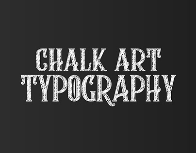 Chalk Art Typography