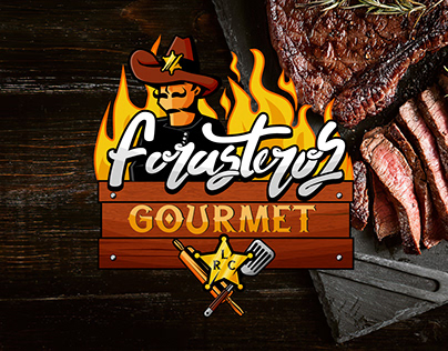 Forasteros Gourmet Logo ilustrado