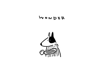 Wonder dog, good boy.