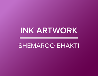 Ganesha Ink Artwork for Shemaroo Bhakti