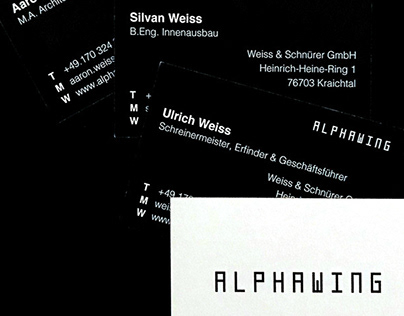 corporate design - alphawing