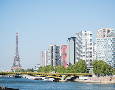 Les ponts sur la Seine, Paris.