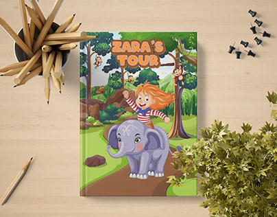 Children Book Cover Illustration Design