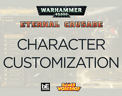Character Customization | WH40K Eternal Crusade - 2016