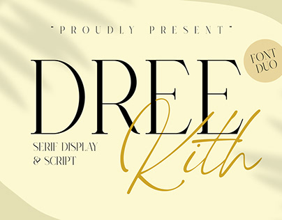 Dree & Kith font duo