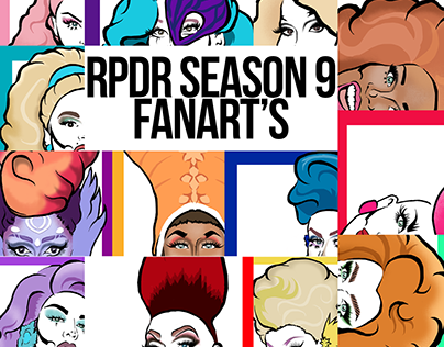RuPaul's Drag Race - Season 9 - FanArts Queens Cast