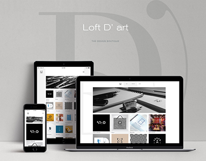 Loft D'art - Branding Identity & Design Company Website