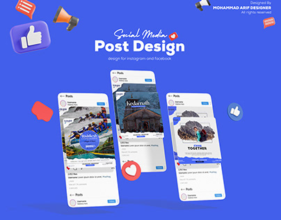 Travel Social Media Post Design | Social Media Post