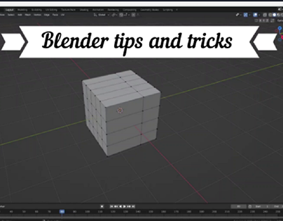 Blender tips and tricks-short video