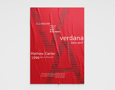 Poster All Type Verdana