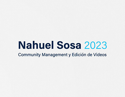 Nahuel Sosa - Social Media