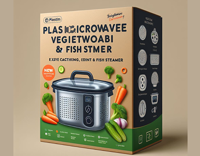Packaging Box Design For Plastic Microwave Vegetable