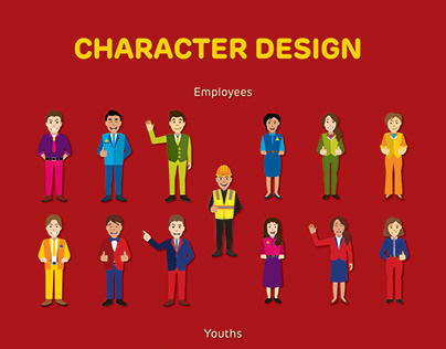 Character & Icons Set of Iskandar Malaysia